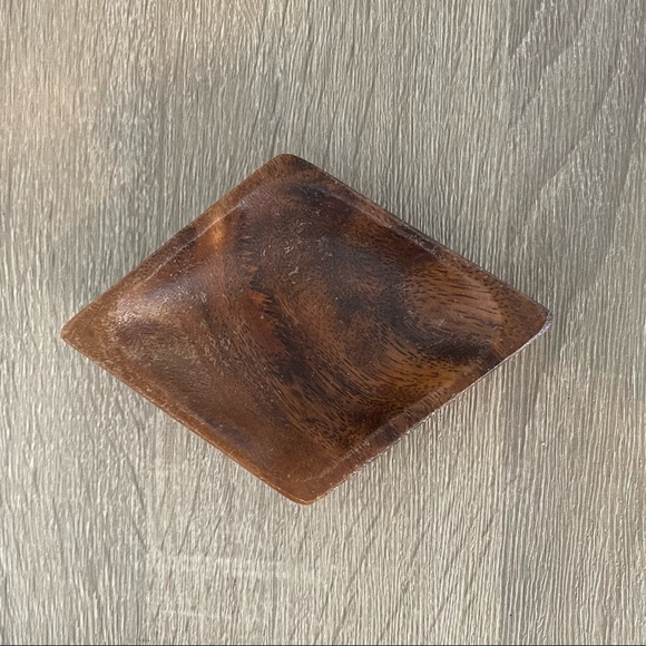 4pc Mango Wood Playing Card Symbols Small Tray - Picture 5 of 7